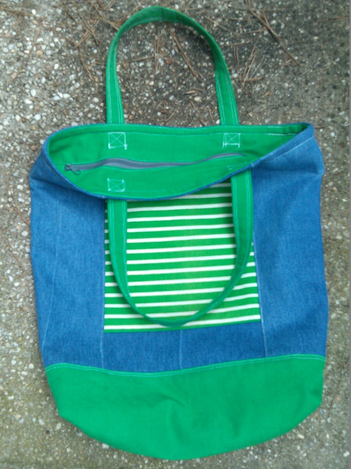 Unisex Tote Bag Use Everyday Handmade in USA by jewelrypieces