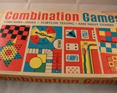 Vintage Milton Bradley Combination Board Games (1968)