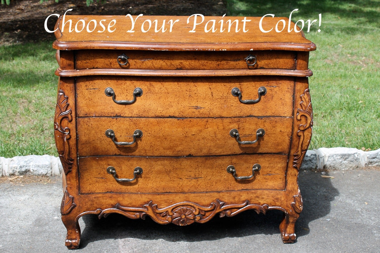 French Bombay Style Dresser Choose Your Paint Color