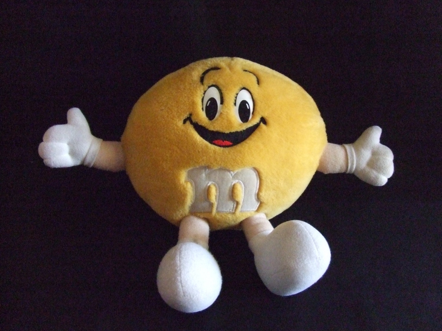 m&m plush pillow