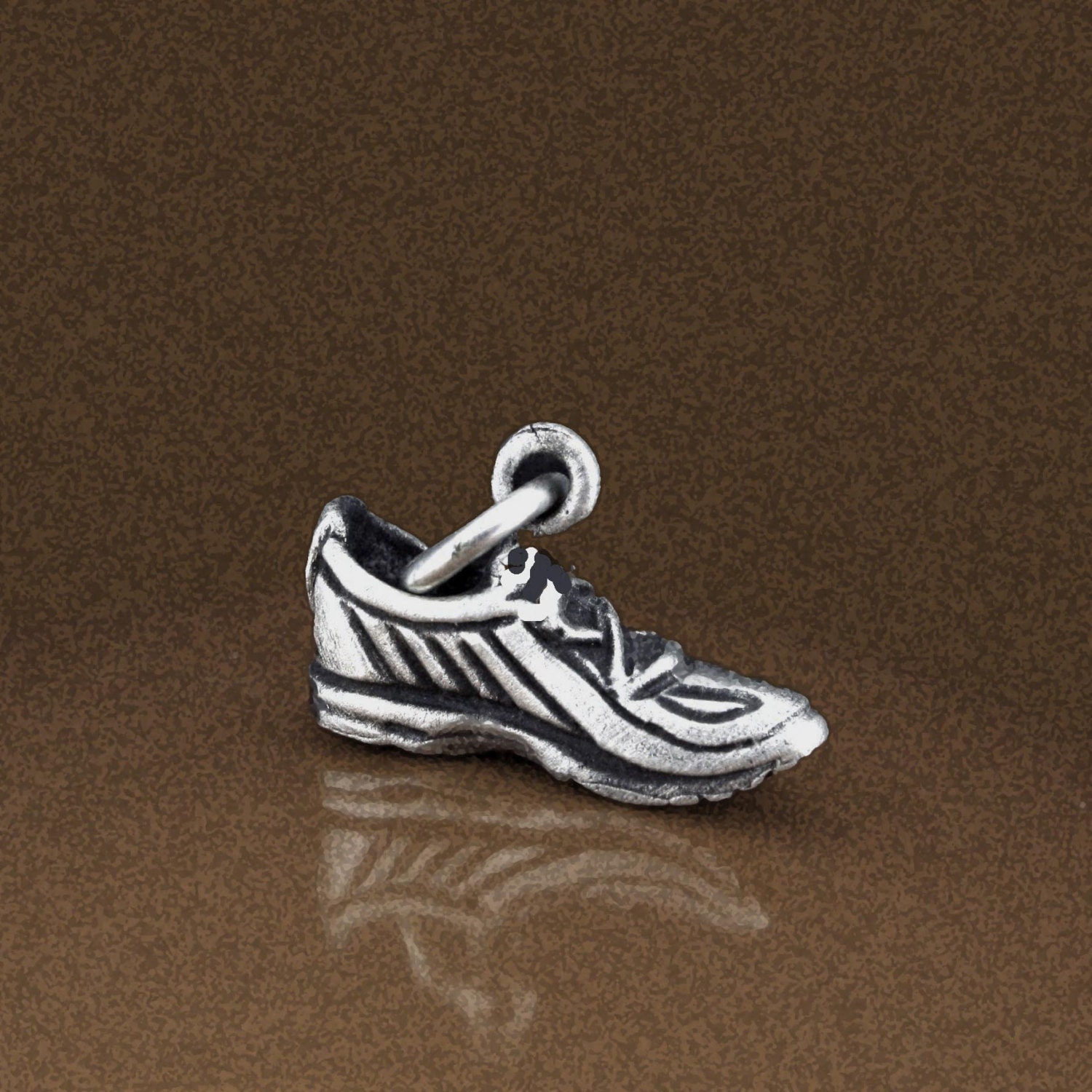 Sterling Silver Running Shoe Charm Running Jewelry by CraigDabler
