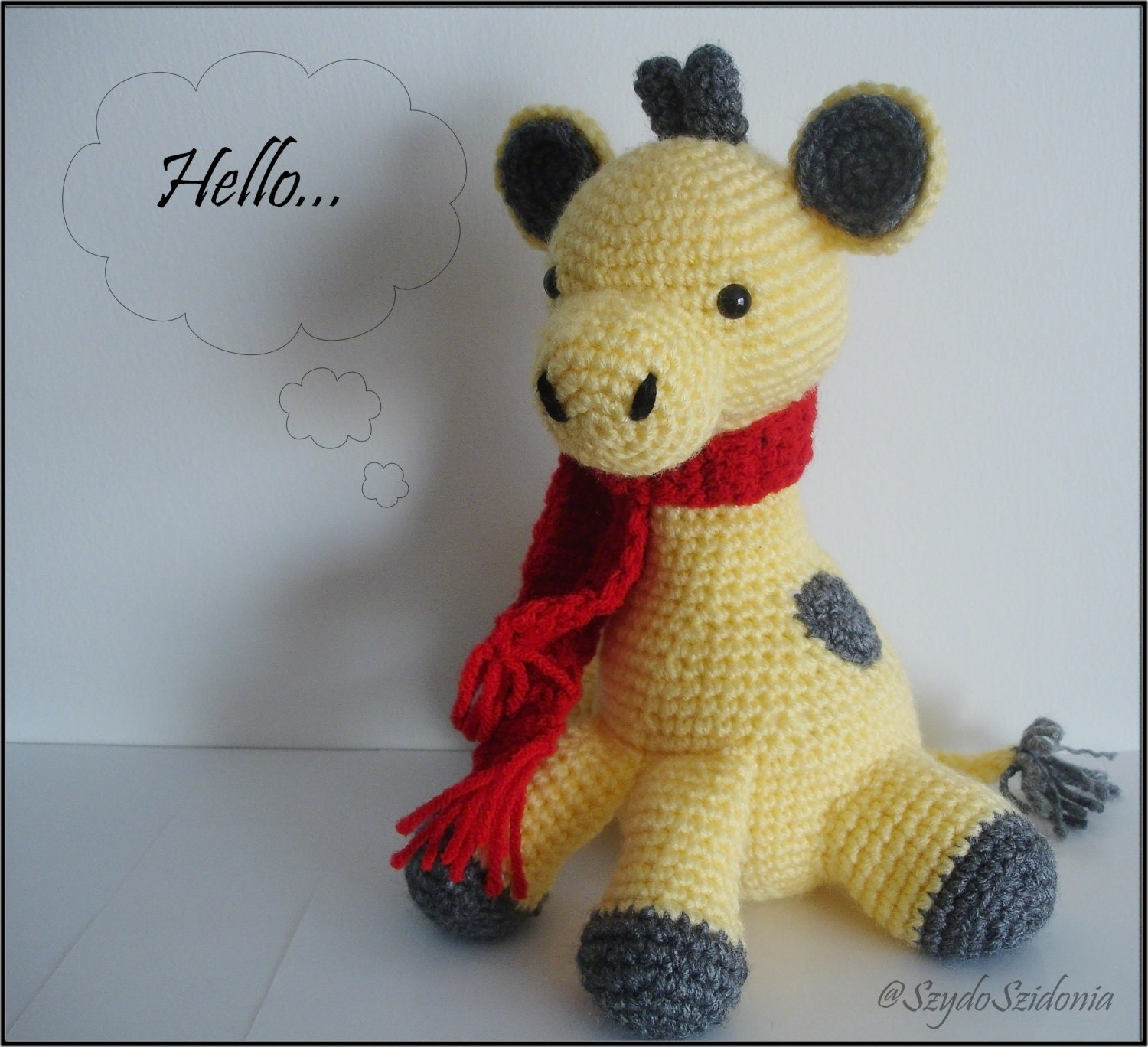 Giraffe Amigurumi Crochet toy Baby shower gift Kids