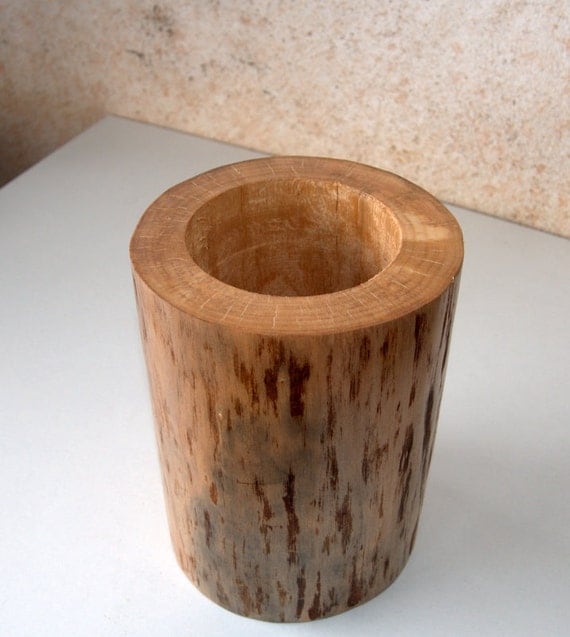 Wedding Centerpiece Wood Stump Vase Log Vase Wedding Decoration