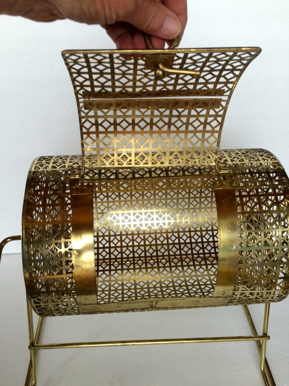 Bingo Cage Spinning Wheel Cage Game Prize Raffle Basket Ornate