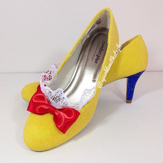 Snow White Heels by SparklewithSteph on Etsy