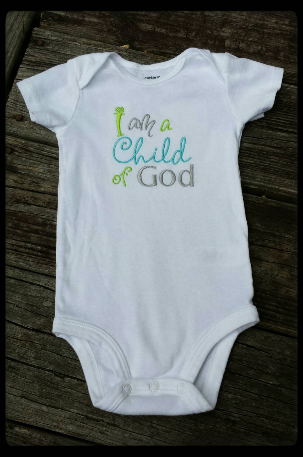 Baby Embroidered Onesie Baby Embroidered Bodysuit