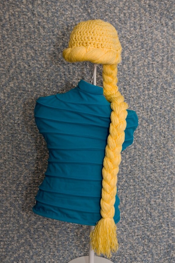Rapunzel Crochet Pattern, Tangled, Child, Adult, Hat, Baby ...