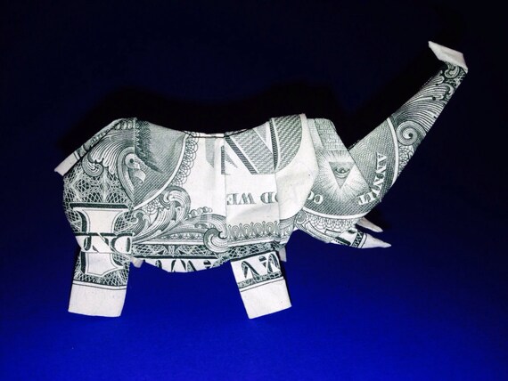origami elephant dollar