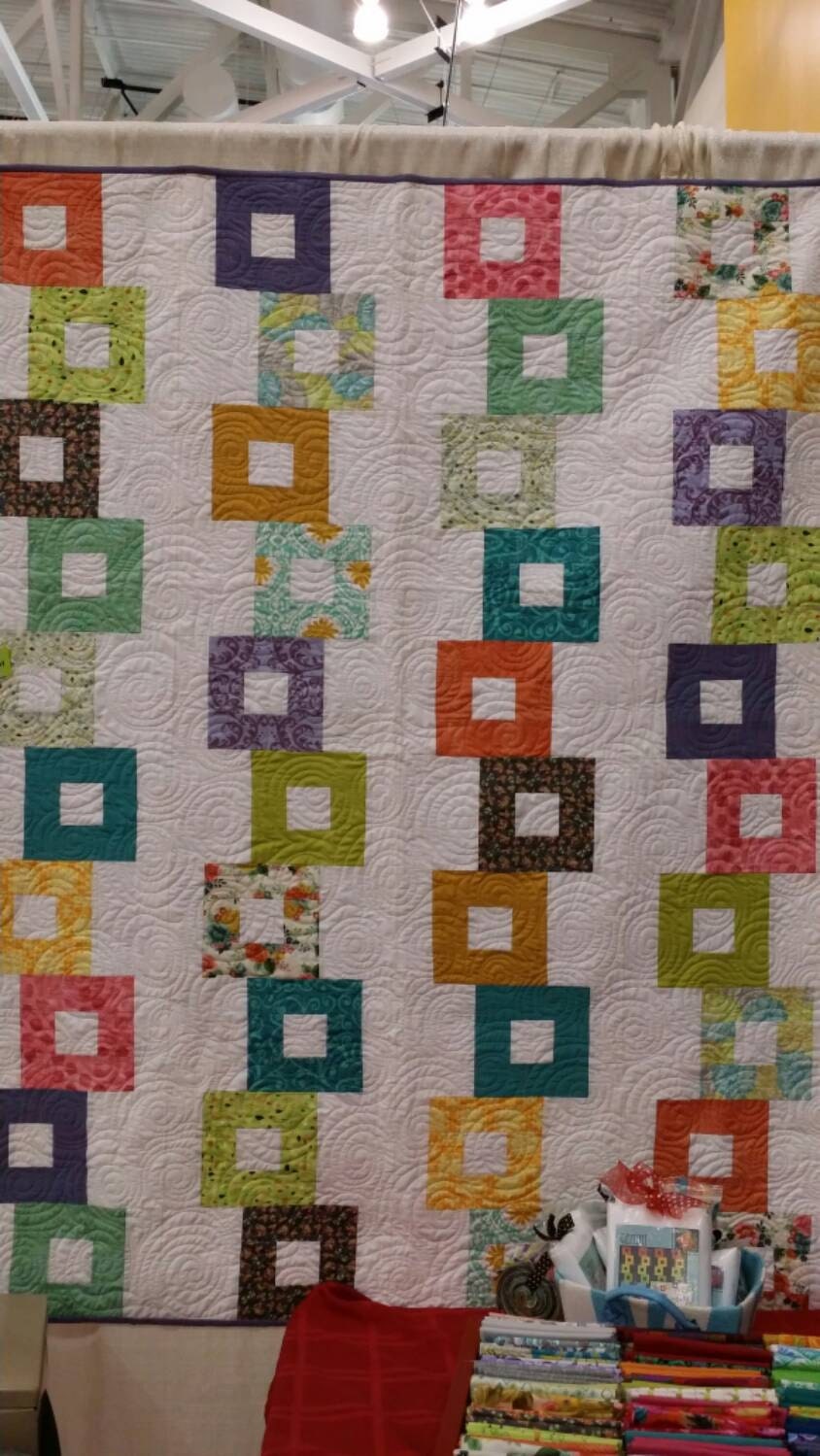 Gemini Quilt Kit Modern Jelly Roll Quilt Kit. Villa Rosa