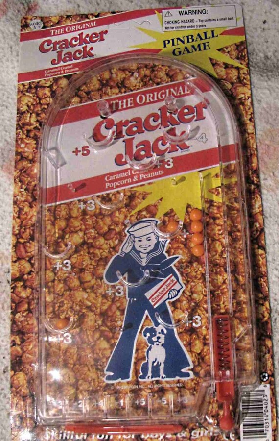 The original Cracker Jack pinball game mint in by Collectorholics