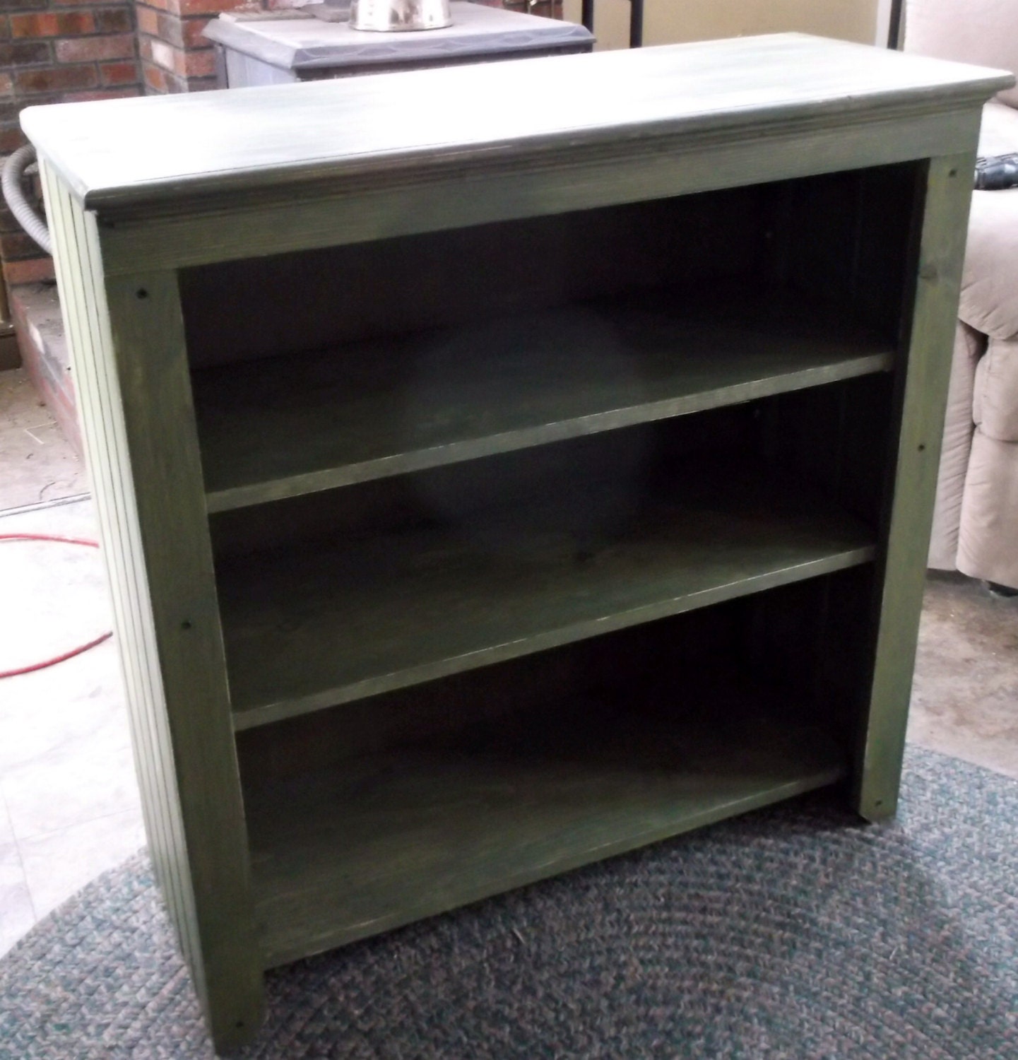 Reclaimed Wood Bookcase Bookshelf Shabby Chic by SameAsNever