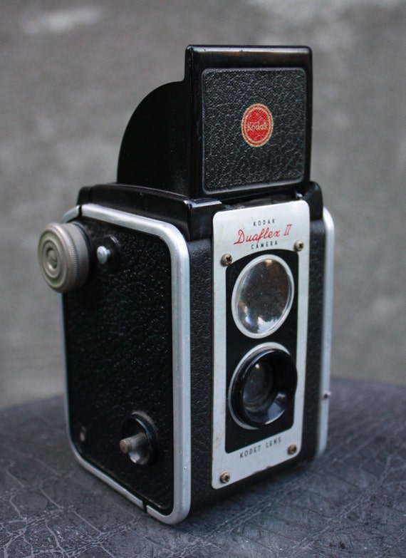 Vintage KODAK DUAFLEX II Box Camera 1950 by NewBourgeois on Etsy