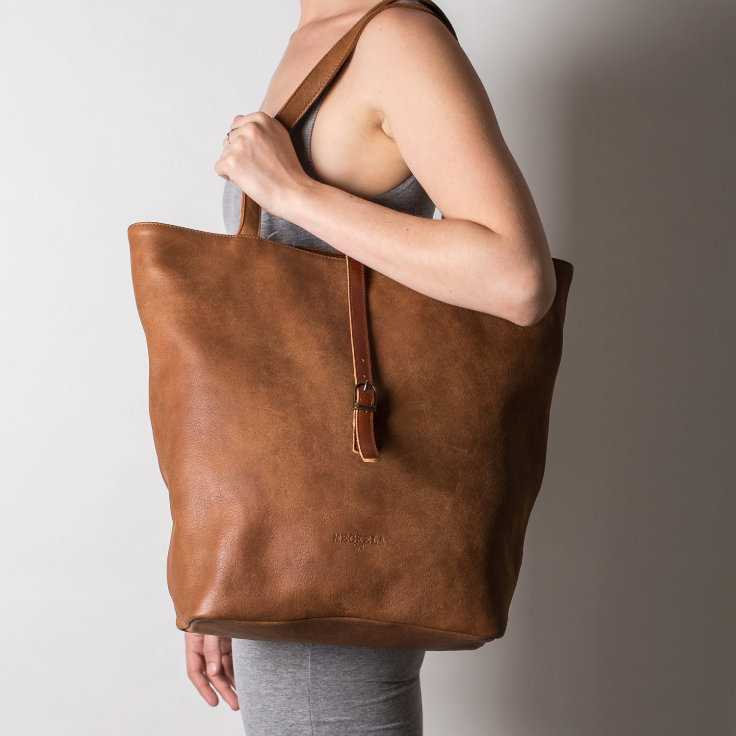 20% Sale Sale SaleSale Brown leather bag leather tote by Meckela