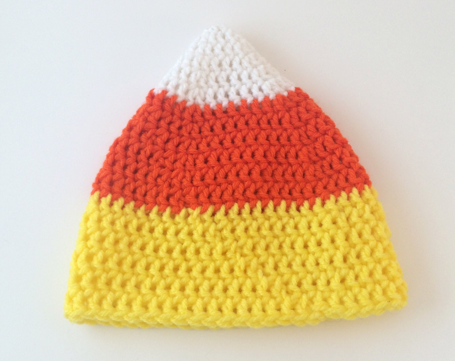 Crochet Candy Corn Hat 36mo