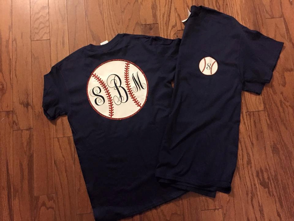 Monogrammed Baseball Shirt