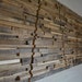 large reclaimed wood wall art 80 x 30 x