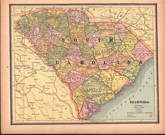 Georgia And South Carolina Map - Map