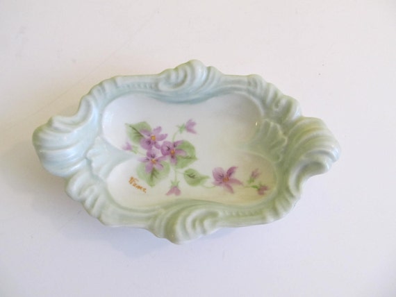 Decorative Dish Soap Dish Ceramic Dishes Hand Painted