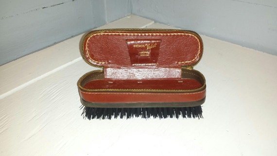 Vintage, Hickok, Valet, Shoe Shine Brush and Carrying Case, Portable ...