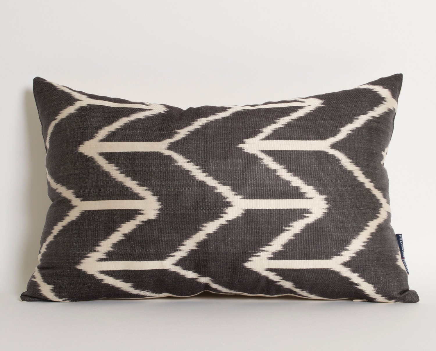 Black Ikat Pillow Cover White And Black Pillows Decorative