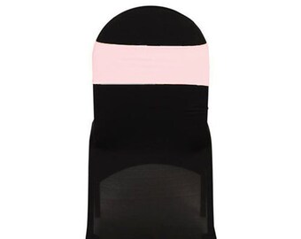Spandex Chair Band Blush (Pack of 10) | Stretch Chair Sashes