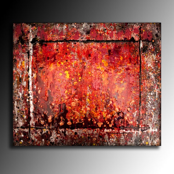 Abstract Multicoloured Painting Rich textured by ArtStudio999