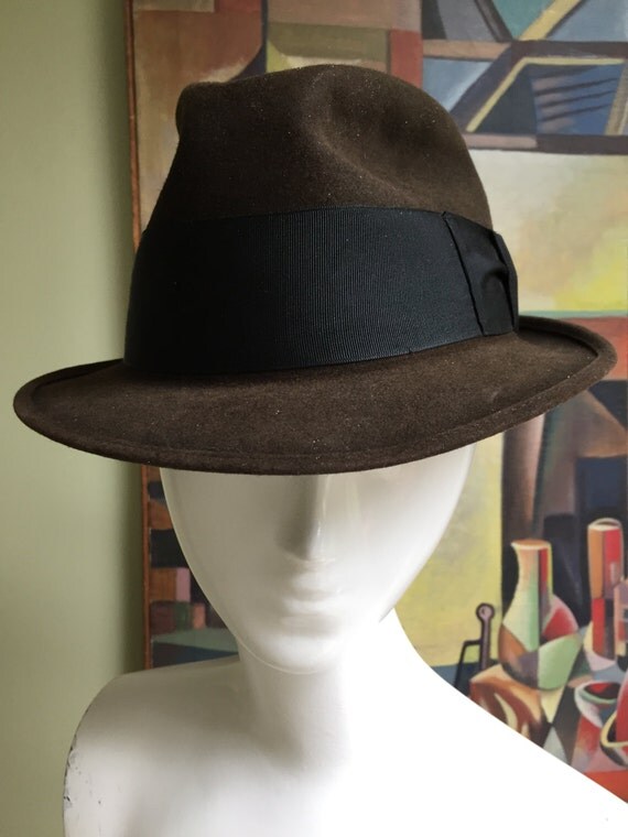 Vintage Early 1960s Don Draper Hat Mad Men by HighSocietyofBoston