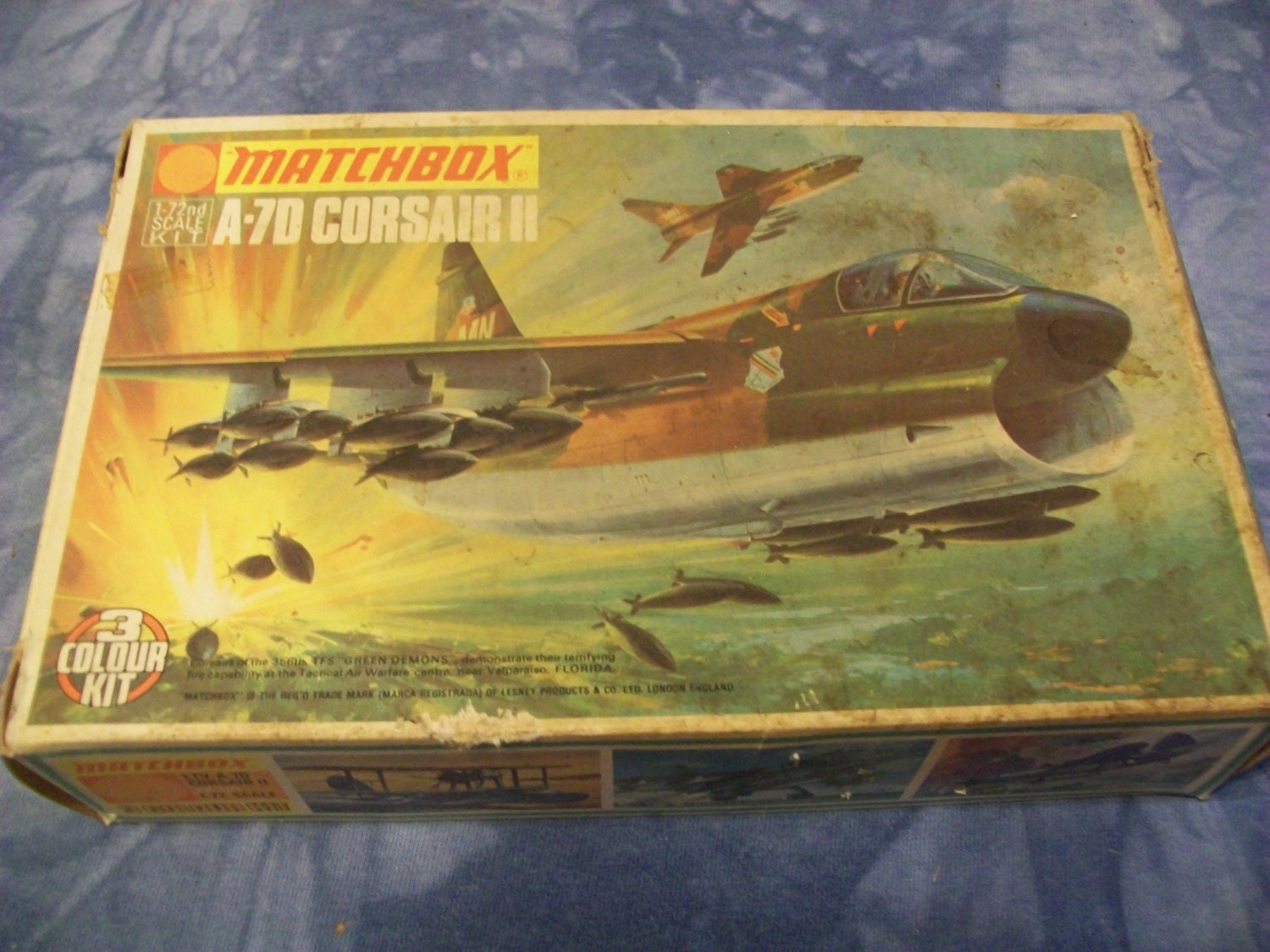 1973 Matchbox 1/72 Scale A-7D Corsair II Model