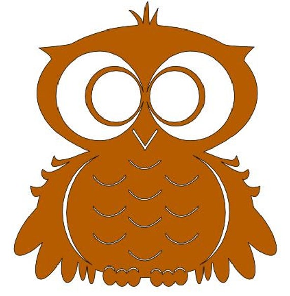 Download SVG PDF Owl Silhouette DIGITAL download from MySVGHUT on Etsy Studio
