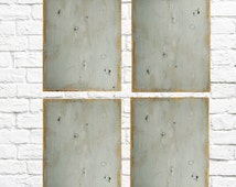 Illustration of Industrial Style Distressed Wood Wall Decor