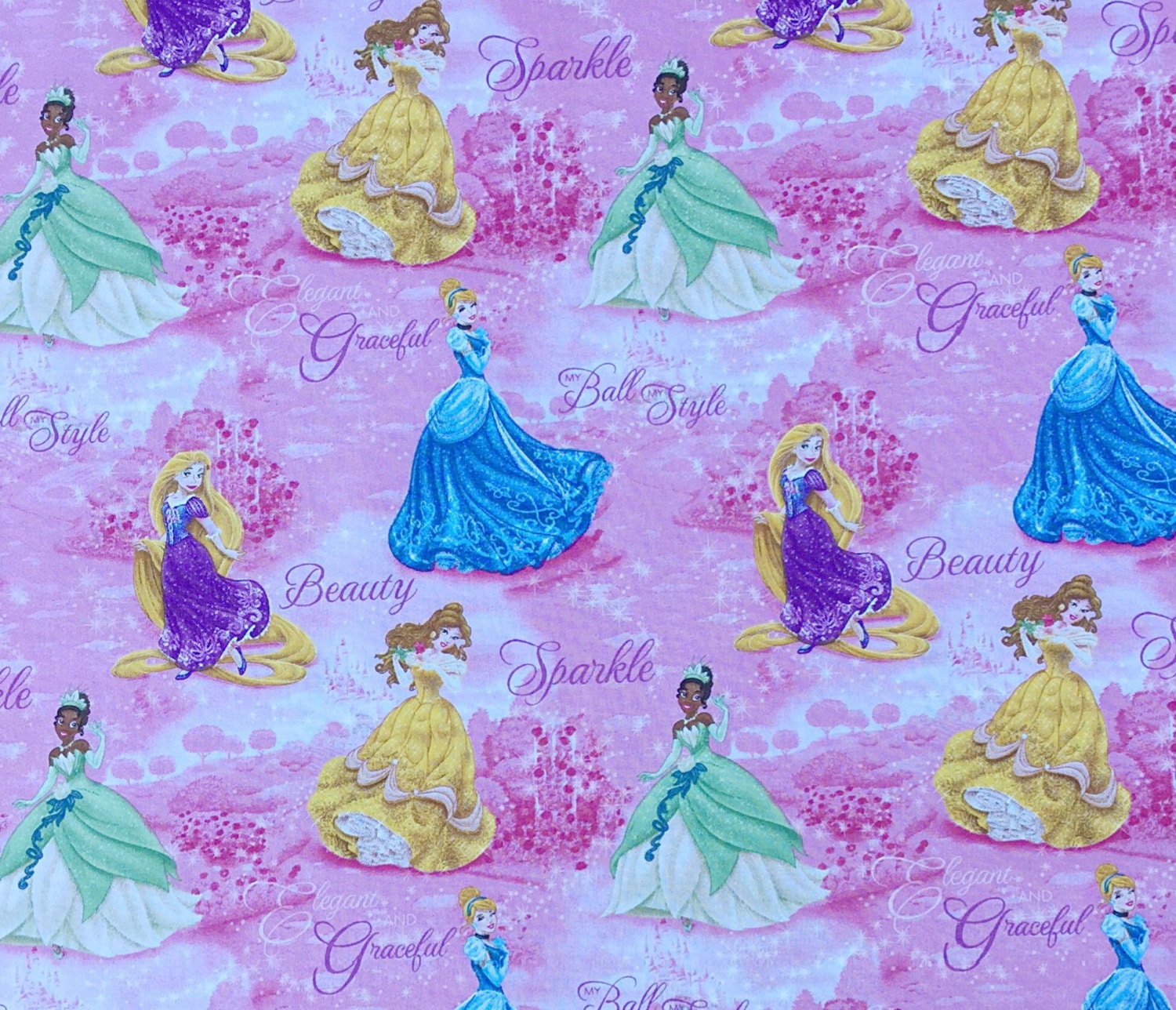 Disney Princess Fabric cotton fabric by the by