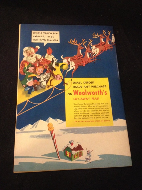 Vintage Woolworths Happy Time Christmas Book 1952