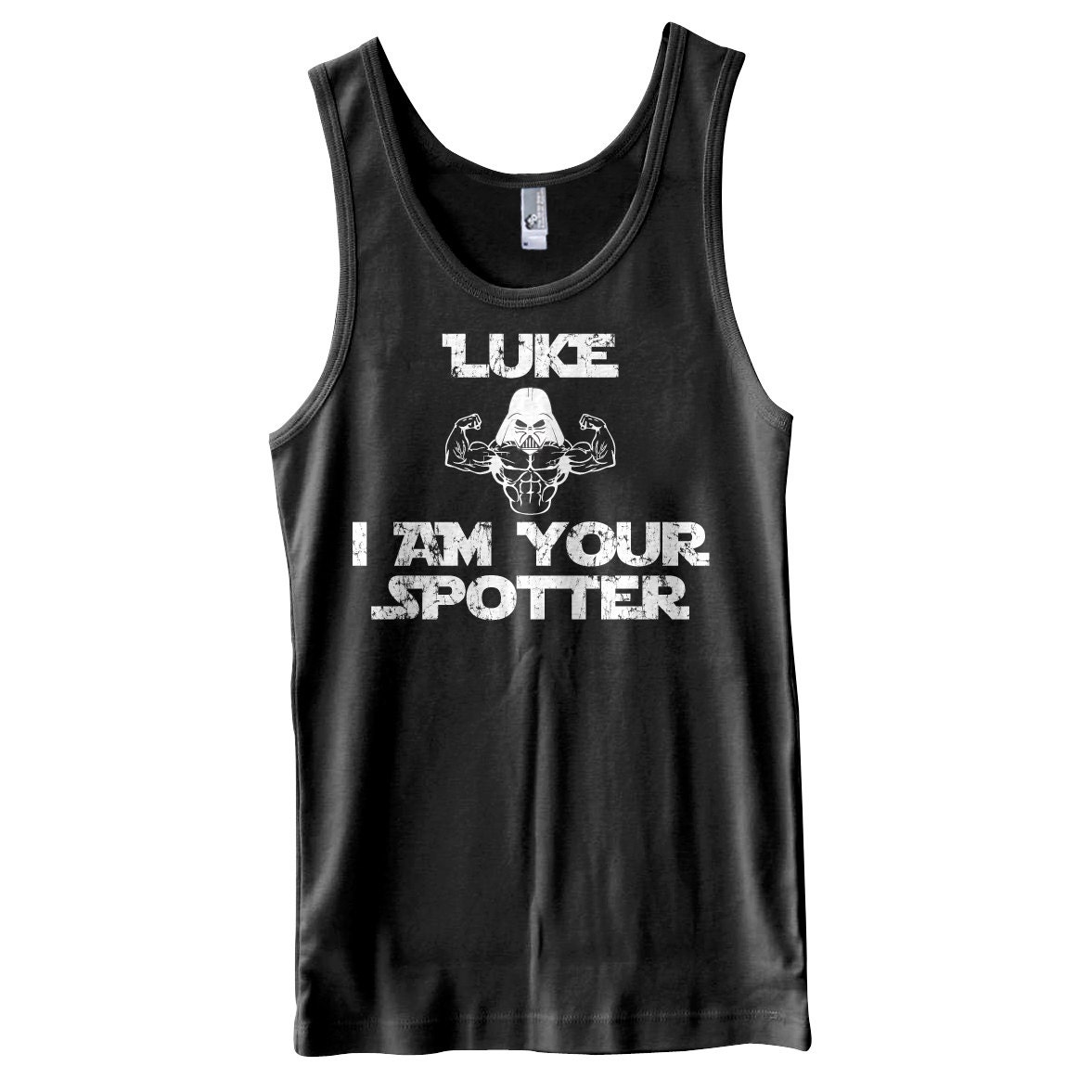 Luke I am your Spotter funny parody tank top men workout tank