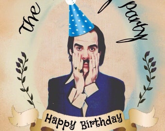 Nick Cave Birthday Card