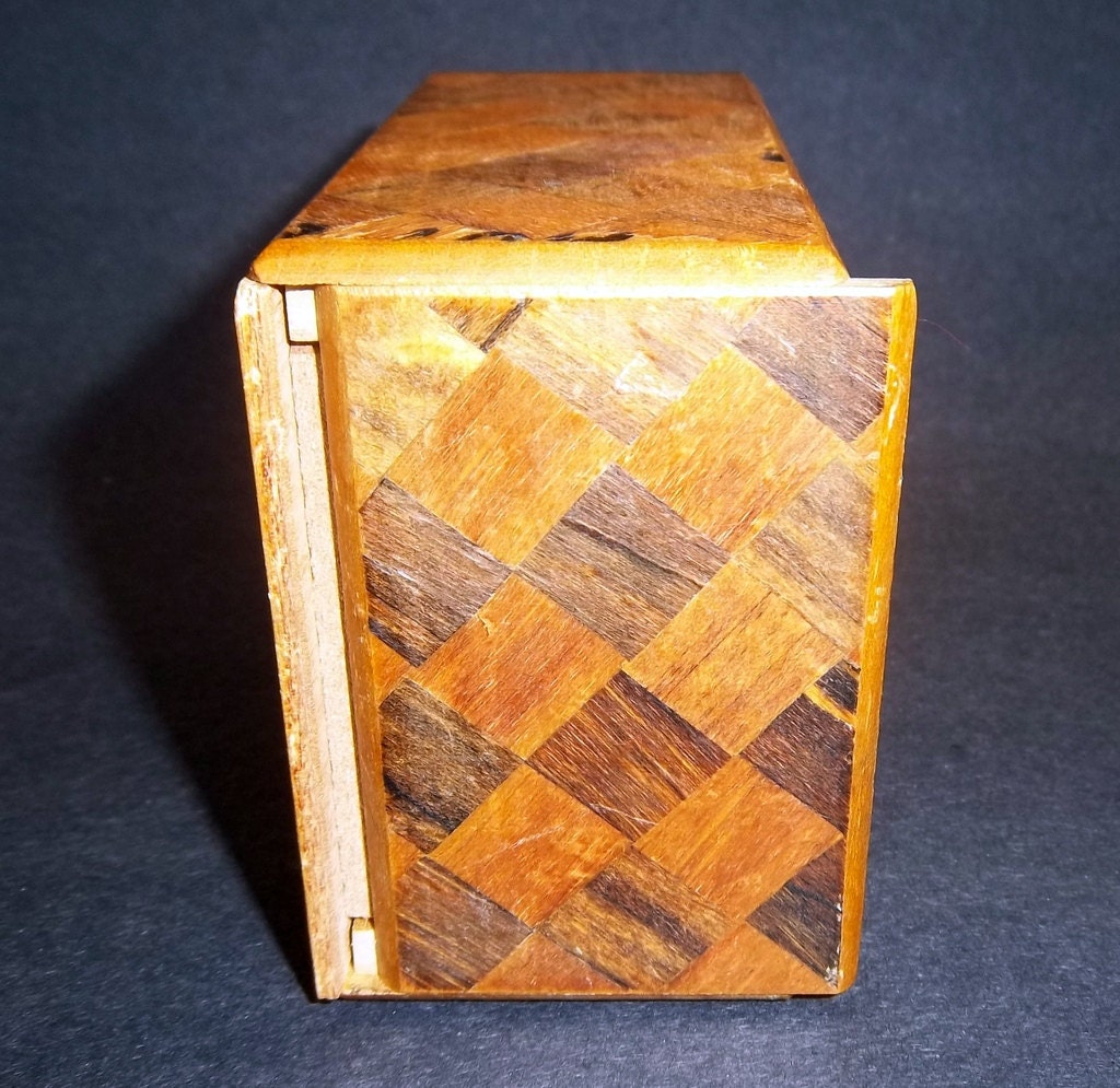 JAPANESE PUZZLE BOX Vintage Antique HimitsuBako Personal