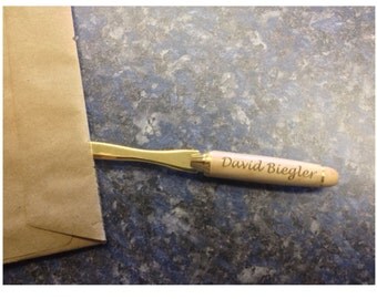 Custom Letter Opener, Personalized Letter Opener, Office, Gift, Desk Accessory