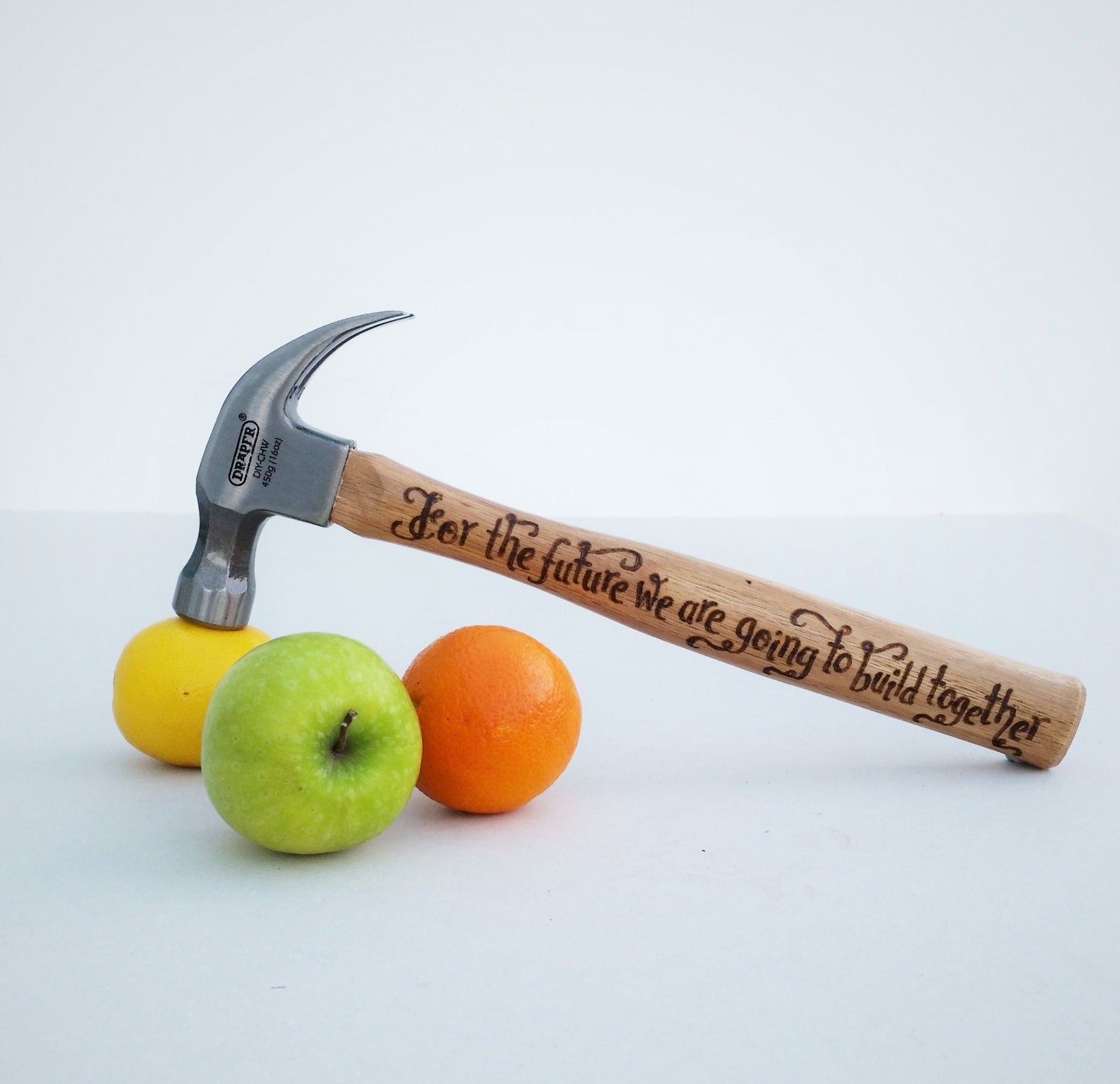 Personalised Hammer anniversary gift For the future we