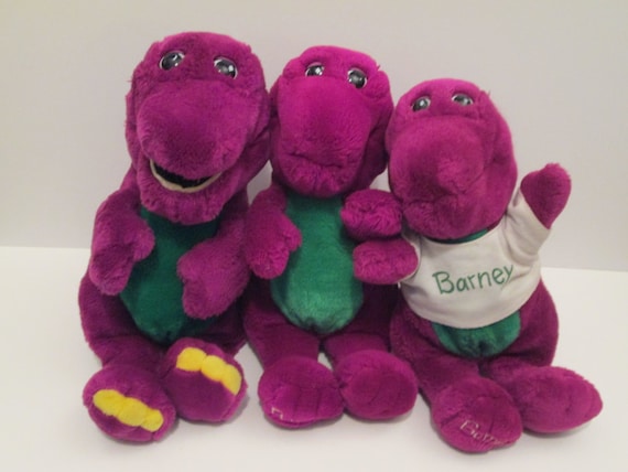 barney buddies barney the purple dinosaur plush figure