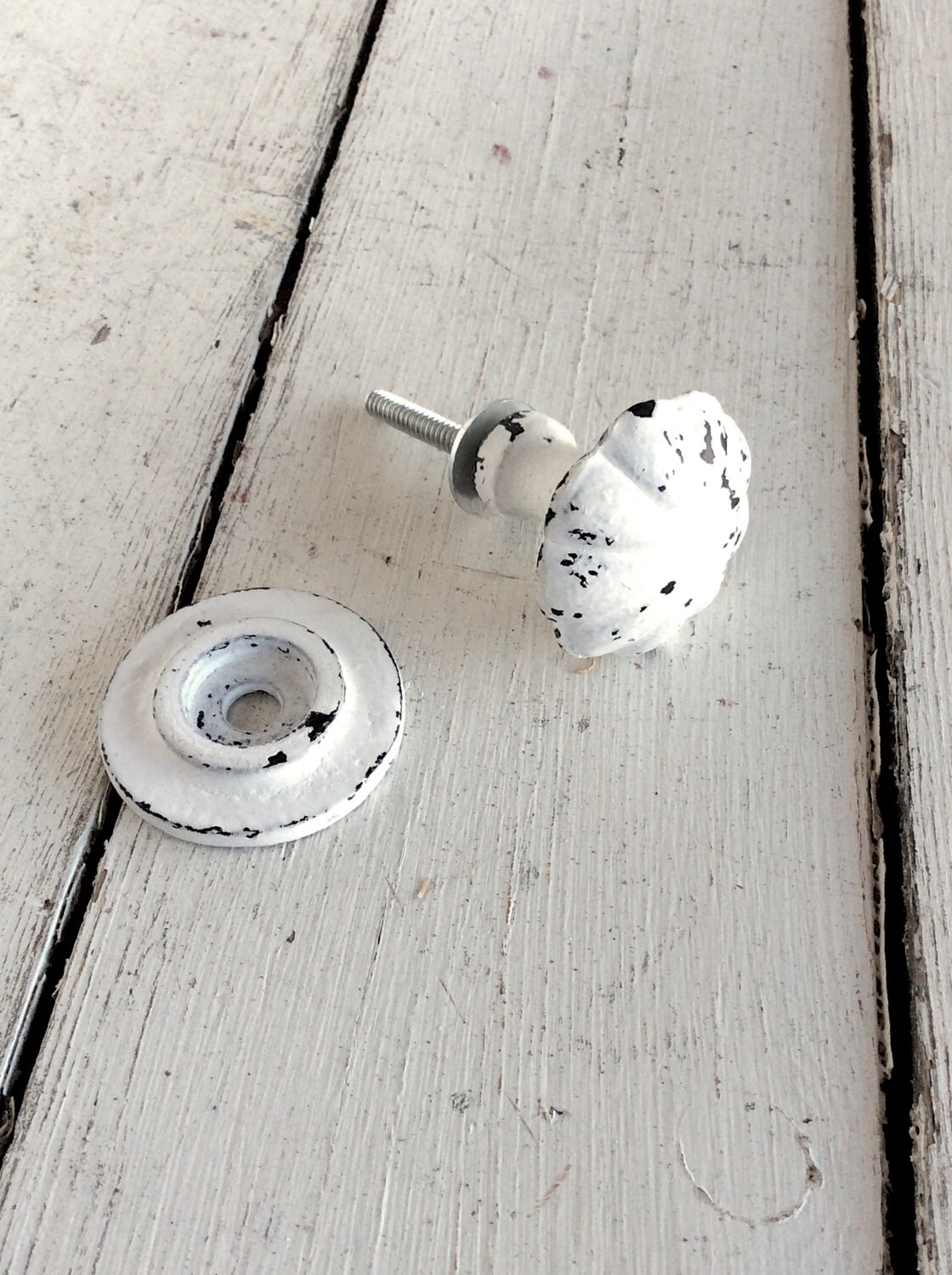 Shabby Chic White Knob Decorative Knob White Knobs
