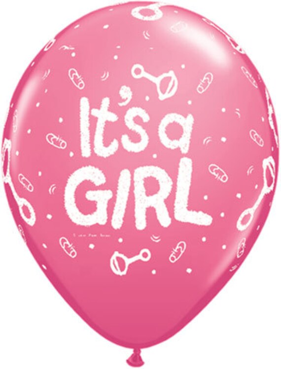 Baby Girl Balloons, New Baby Girl Balloons, Its a Girl Balloons, Girl