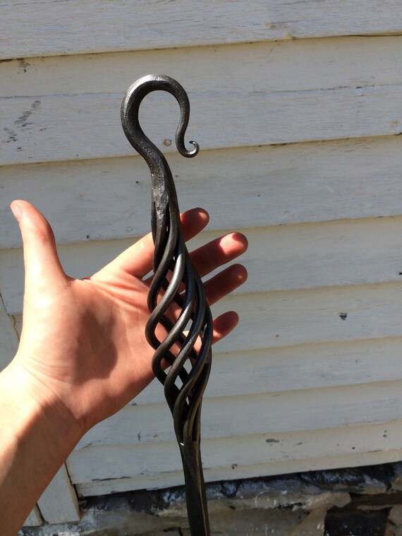 fire pit poker 4 ft extra long fireplace tool by