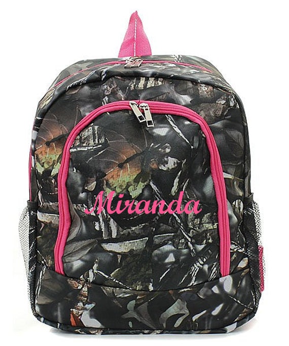 personalized backpack hot pink camo woods print book bag personalized backpack hot pink camo woods print book bag