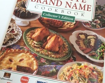 Name brand cookbook | Etsy