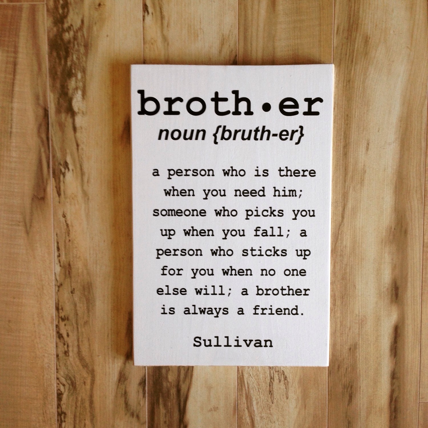 Brother OR Sister sign Personalized