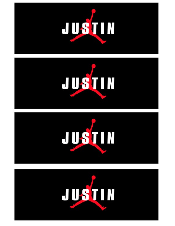 jordan birthday water bottle labels / stickers by InvitesbyLL