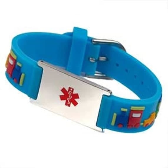 Boys ID Bracelet Kids ID Bracelet Waterproof Latex Free