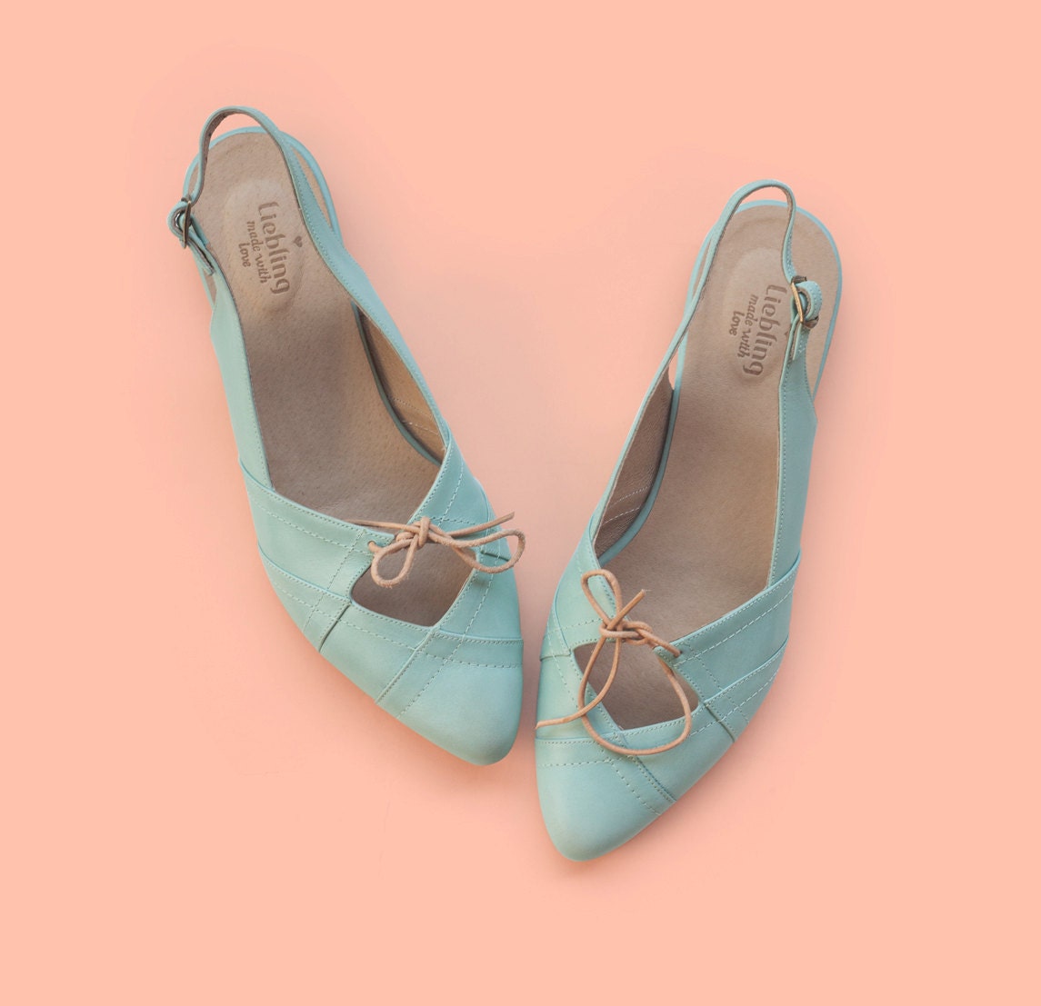 Sale 40 off Mint flats  Suki model  Women shoes  leather