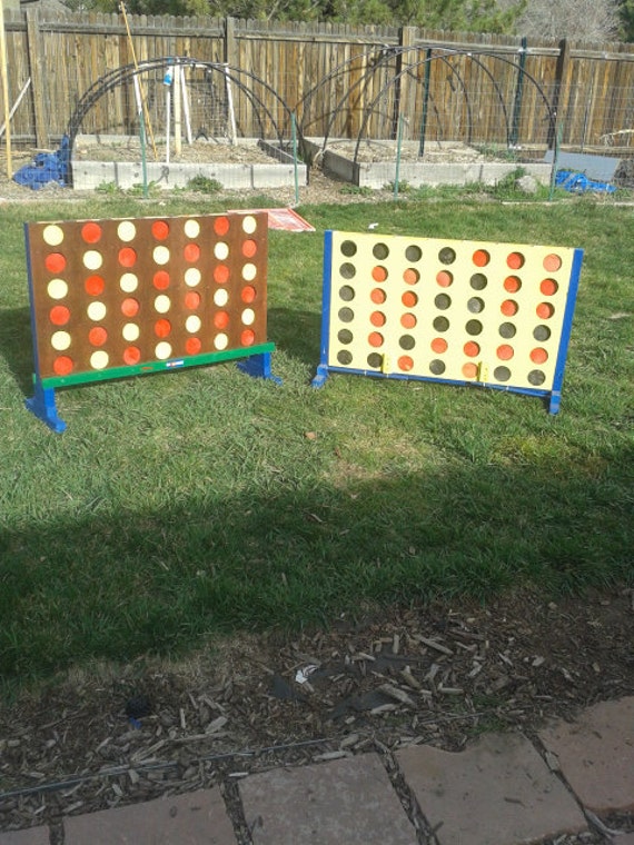 Giant connect four by Coloradocornholeco on Etsy