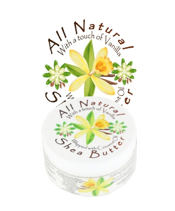 nut babies for butter jar AllNaturalSheaButter Vanilla 4oz Butter by Shea Whipped