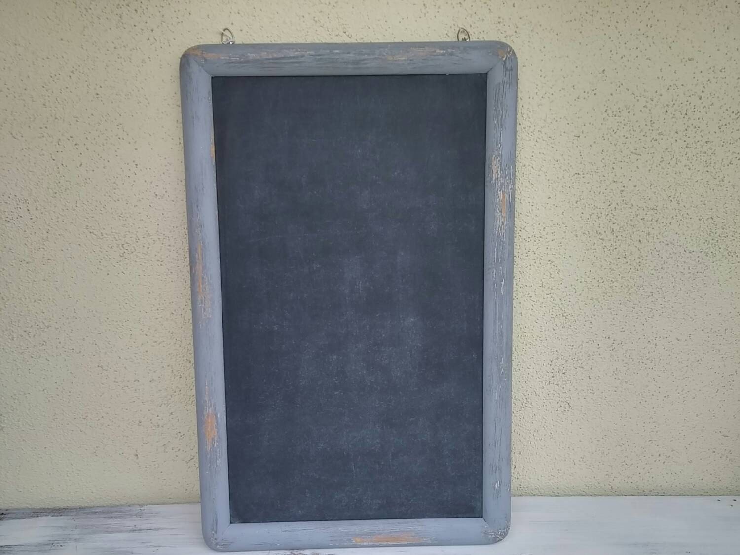 Rustic Framed Chalkboard Gray Chalk Board by